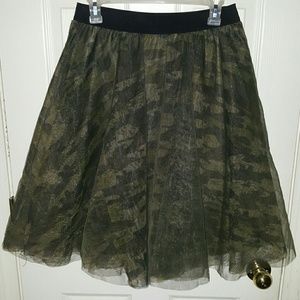Freckles Camo TuTu Tulle Skirt Sz L